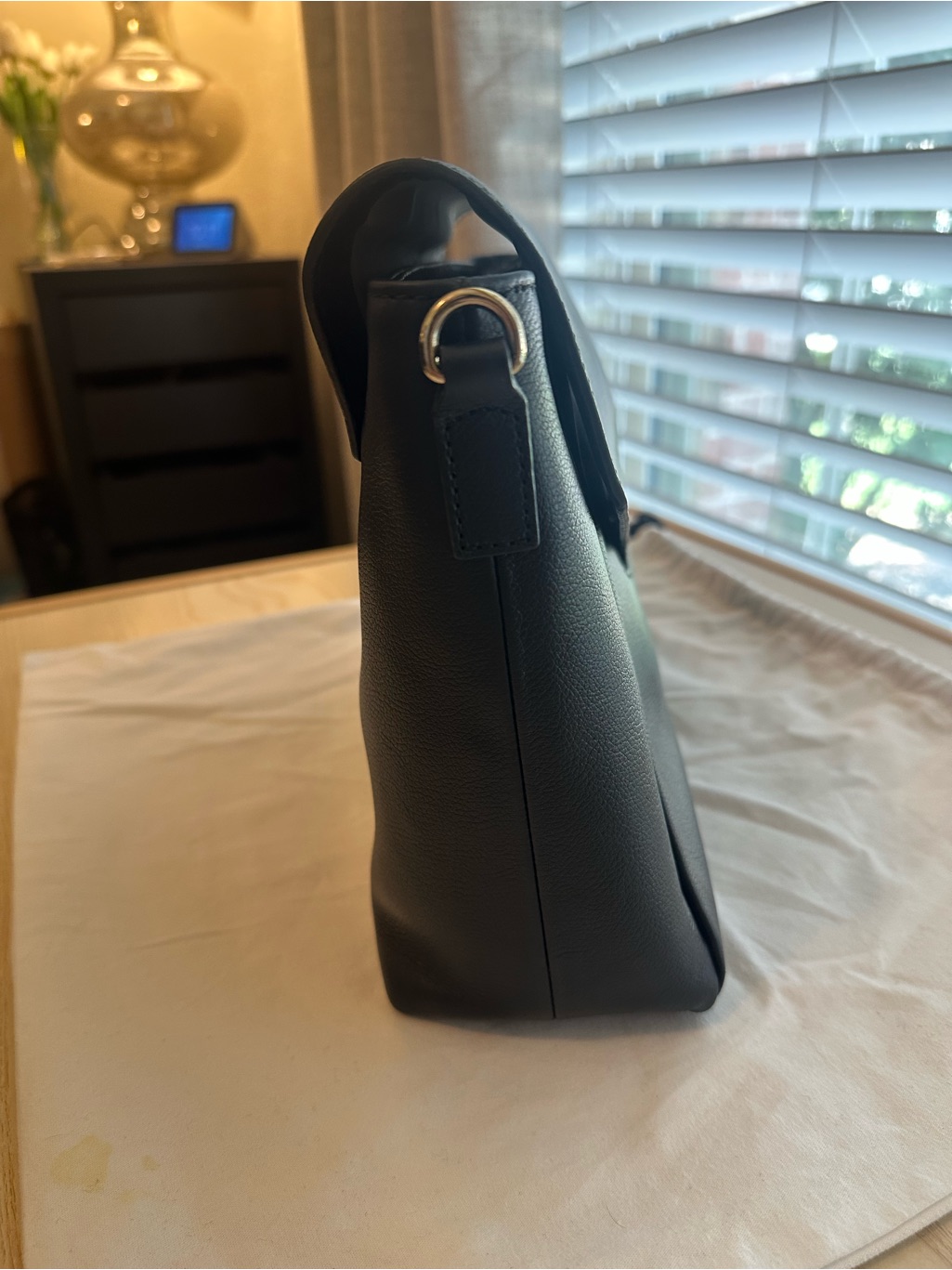 Rare Find! Mina Baie Audrey Black Leather — image 4 of 8